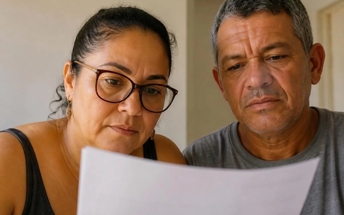 Duas pessoas frente a frente na mesa: uma sustenta a fala, a outra anota o que ouviu
